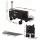 Gardeon Folding Camping Wagon Heavy Duty Utility Cart 150L 150kg Tailgate Table All Terrain Wheels 19cm