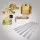LockMaster Sliding Gate Hardware Kit - Galvanised Steel, 6m U Groove Track, Adjustable for DIY Door Maintenance & Install