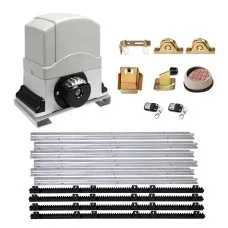 LockMaster 1200KG Electric Sliding Gate Opener with Keypad, Remote Control, and Auto-Close for 4M Gates