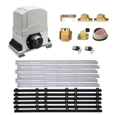 LockMaster Electric Sliding Gate Opener 1200KG, 6M Auto Keypad & Remote, Smooth Start/Stop, Safety Features, IP44 Rated