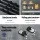 LockMaster Electric Sliding Gate Opener 1200KG, Ultra-Quiet, Galvanised Steel, 4M Rail, Remote & Hardware Kit Included