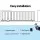 LockMaster Automatic Sliding Gate Opener Kit - 4m Rails, 1000kg Capacity, 370W Motor, Auto-Close, Emergency Release Key