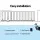 LockMaster Automatic Sliding Gate Opener Kit - 4m Rails, 1000kg Capacity, 370W Motor, Auto-Close, Emergency Release Key