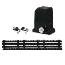 LockMaster Automatic Sliding Gate Opener Kit - 4m Rails, 1000kg Capacity, 370W Motor, Auto-Close, Emergency Release Key
