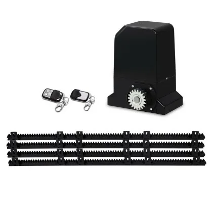 LockMaster Automatic Sliding Gate Opener Kit - 4m Rails, 1000kg Capacity, 370W Motor, Auto-Close, Emergency Release Key