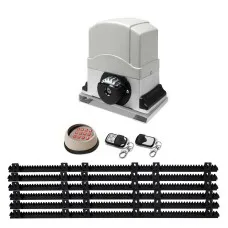 Lockmaster 1200KG Automatic Sliding Gate Opener Kit with 6M Rail, Wireless Keypad, Remote Controllers, and 450W Motor