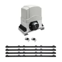 LockMaster 1200KG Electric Sliding Gate Opener, 4M Length, 450W Motor, Auto-Close, Safety Features, 3 Remotes