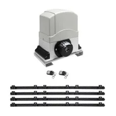 LockMaster 1200KG Electric Sliding Gate Opener, 4M Length, 450W Motor, Auto-Close, Safety Features, 3 Remotes