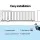 LockMaster Automatic Sliding Gate Opener Kit - 6M Length, 1200KG Capacity, Eco-Friendly, Safe, with Remote Control