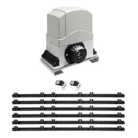 LockMaster Automatic Sliding Gate Opener Kit - 6M Length, 1200KG Capacity, Eco-Friendly, Safe, with Remote Control
