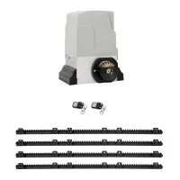 LockMaster Automatic Sliding Gate Opener Kit: 4M, 1800KG Capacity, 550W Motor, Remote Control, Auto-Close, Durable Build