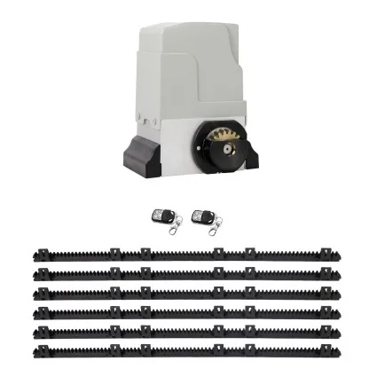 LockMaster Automatic Sliding Gate Opener Kit, 6M, 1800KG Capacity, 550W Motor, Smooth Operation, Easy Installation