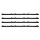 LockMaster Heavy Duty Sliding Gate Opener Rack Kit - 4x1M Nylon-Reinforced Steel Core, Ultra-Quiet, Black, Easy Install