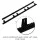 LockMaster Heavy Duty Sliding Gate Opener Rack Kit - 4x1M Nylon-Reinforced Steel Core, Ultra-Quiet, Black, Easy Install