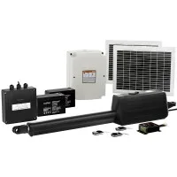LockMaster Solar Gate Opener 20W: Automatic, Eco-Friendly, Handles 300KG & 5M, Includes 3 Remotes & Safety Features
