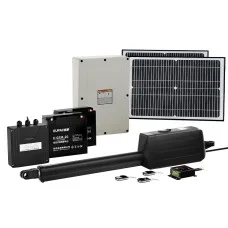 LockMaster 40W Solar Gate Opener, 300KG/5M Capacity, Auto-Close, Safety Stop, Remote Control, Weather Resistant