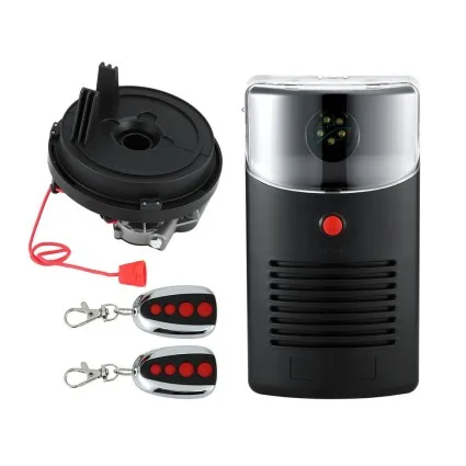 LockMaster 250N Garage Roller Door Opener - Quiet 220V Motor, Auto Safety Reverse, Remote Access, Easy Install, LED Light