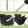 Giantz 100pcs Electric Fence Ring Insulators - High-Strength UV-Resistant Black PP, 25cm for Wire, Polywire, Rope