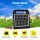 Giantz 5km Solar Electric Fence Energiser Charger, 0.15J, 6KV Output, 6V 7Ah Battery, Waterproof, for Farm Liv