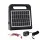 Giantz 5km Solar Electric Fence Energiser, 0.3J, IPX6 Water-Resistant, 7KV Output, 6V Battery, Easy