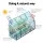 Greenfingers Lean-to Aluminium Greenhouse 2.52x1.27x2.13M | UV-Resistant Polycarbonate | Rust-Resistant Frame