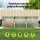 Greenfingers 180x50x50CM Aluminium Polycarbonate Cold Frame Greenhouse - UV-Resistant, Unbreakable Panels, Easy Install