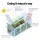 Greenfingers 180x50x50CM Aluminium Polycarbonate Cold Frame Greenhouse - UV-Resistant, Unbreakable Panels, Easy Install