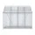 Greenfingers Aluminium Greenhouse 2.42x2.5x2.26M - UV-Resistant Panels, Double Doors, Adjustable Vents, Easy Assembly
