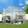 Greenfingers Aluminium Greenhouse 2.42x2.5x2.26M - UV-Resistant Panels, Double Doors, Adjustable Vents, Easy Assembly