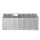 Greenfingers Aluminium Greenhouse 4.1x2.5x2.26M | Double Doors, UV Resistant, Sturdy Frame, Gutter System