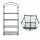 Green Fingers 4-Tier Mini Greenhouse 1.6x0.7x0.5M - All-Weather PVC Cover, Easy Setup, Year-Round Plant Protection