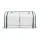 Green Fingers Mini Greenhouse 1.2x0.5x0.6m PE Cover, Zippered Roll-Up Door, Weather-Proof, Tear-Resistant,