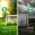 Green Fingers Mini Greenhouse 1.2x0.5x0.6m PE Cover, Zippered Roll-Up Door, Weather-Proof, Tear-Resistant,