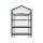 Greenfingers 3-Tier Mini Greenhouse with PVC Cover - 1.28x0.7x0.5M, Waterproof, Roll-Up Door, Ideal for Pat