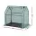Green Fingers Mini Greenhouse 91cm Steel Frame PE Cover Roll-Up Door Outdoor Plant Shelter for Gardens Green