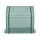 Green Fingers Mini Greenhouse 91cm Steel Frame PE Cover Roll-Up Door Outdoor Plant Shelter for Gardens Green