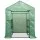 Green Fingers 1.4x1.55x2M Walk-In Greenhouse Tunnel, All-Weather PE Cover, 8 Shelves, Easy Setup, Steel Frame