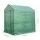 Green Fingers Walk-In Greenhouse 1.9x1.2M - Durable PVC, 4 Shelves, Roll-Up Door, Weather-Proof, Galvanised Steel Frame