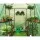 Green Fingers Walk-In Greenhouse 1.9x1.2M - Durable PVC, 4 Shelves, Roll-Up Door, Weather-Proof, Galvanised Steel Frame