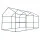 Greenfingers 3.5x2x2M Walk-In Greenhouse Tunnel - Sturdy Steel Frame, PE Cover, 6 Vent Windows, Easy Tool-Free Setup