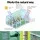 Greenfingers 6x4x2M Walk-in Greenhouse Tunnel | Durable PVC, Steel Frame | All-Weather, Pest-Proof Garden Dome