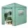 Green Fingers Walk-In Greenhouse 180 x 240 x 240cm Steel Frame PE Cover Green