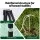 Green Fingers Walk-In Greenhouse 180 x 240 x 240cm Steel Frame PE Cover Green