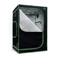 Greenfingers Grow Tent 150x150x200CM: Durable Steel Frame, 600D Oxford Fabric, Mylar Lining, Easy Access, Hydroponic Kit