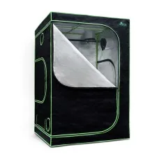 Greenfingers Grow Tent 150x150x200CM: Durable Steel Frame, 600D Oxford Fabric, Mylar Lining, Easy Access, Hydroponic Kit