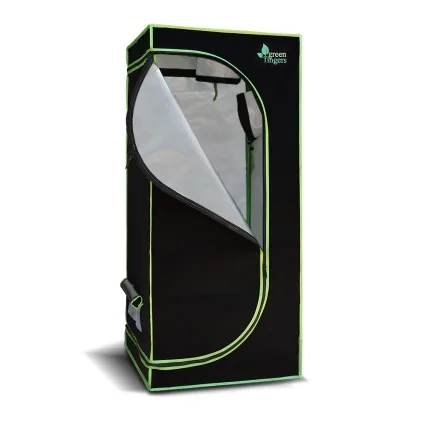 Greenfingers 60x60x140CM Hydroponics Grow Tent | Weatherproof 600D Oxford | Powder-Coated Steel Frame | Indoor Plant Kit