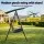 Gardeon Outdoor Swing Chair with Adjustable Canopy 250kg Black