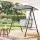 Gardeon Outdoor Swing Chair with Adjustable Canopy 250kg Grey