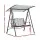 Gardeon Outdoor Swing Chair with Adjustable Canopy 250kg Grey