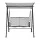 Gardeon Outdoor Swing Chair with Adjustable Canopy 250kg Grey